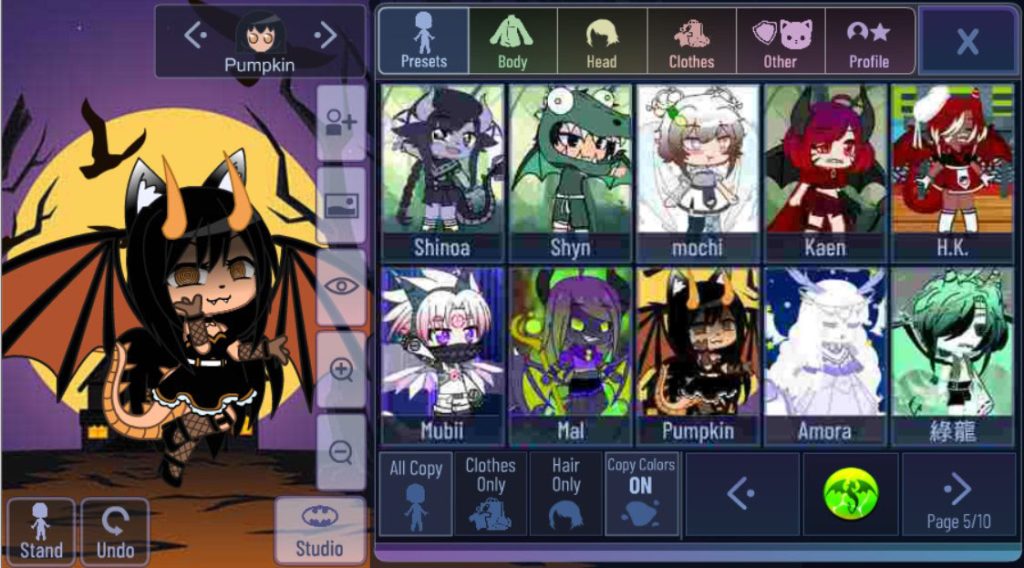 Gacha Flair Characters