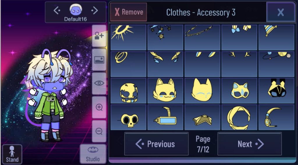 gacha flair clothes accessory