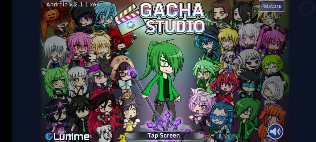 gacha studio anime dress up app home page